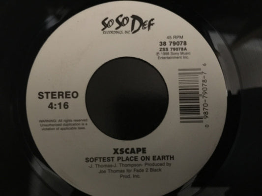 Xscape : Softest Place On Earth / My Little Secret (7", Single, Jukebox)