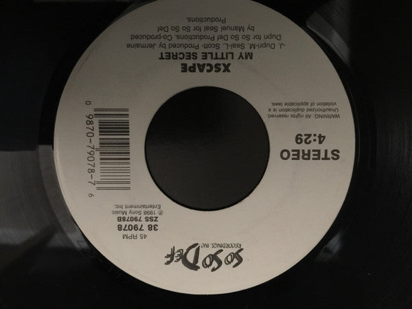 Xscape : Softest Place On Earth / My Little Secret (7", Single, Jukebox)