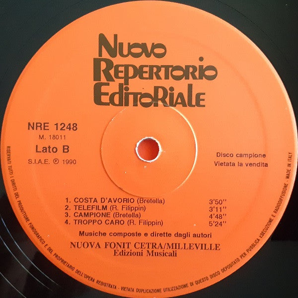 Bretella - R. Filippin* - M. Limoni* : Strumentali (LP, Promo)
