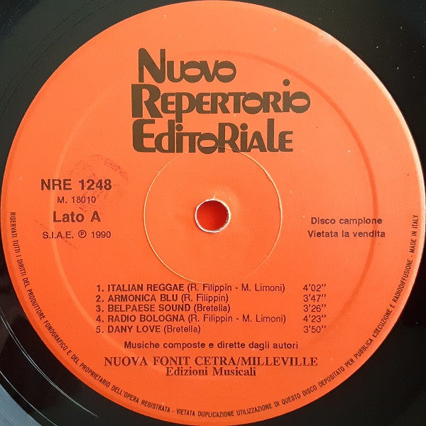 Bretella - R. Filippin* - M. Limoni* : Strumentali (LP, Promo)
