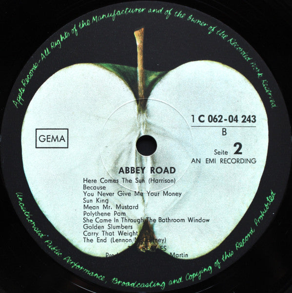 The Beatles : Abbey Road (LP, Album, 2nd)