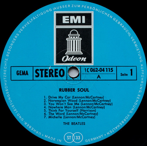 The Beatles : Rubber Soul (LP, Album, RE)