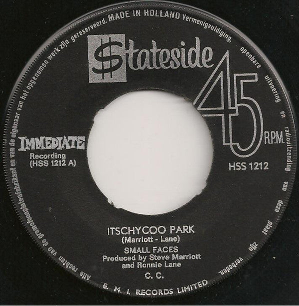 The Small Faces* : Itchycoo Park / I'm Only Dreaming (7", Single)