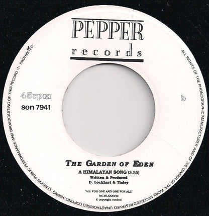 The Garden Of Eden : The Garden Of Eden / A Himalayan Song (7", Single)