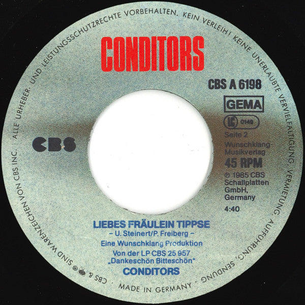 Die Conditors : Prinz Eisenherz (7", Single)