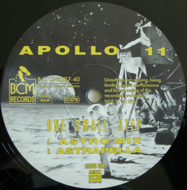 Apollo 11* : One Small Step (12")