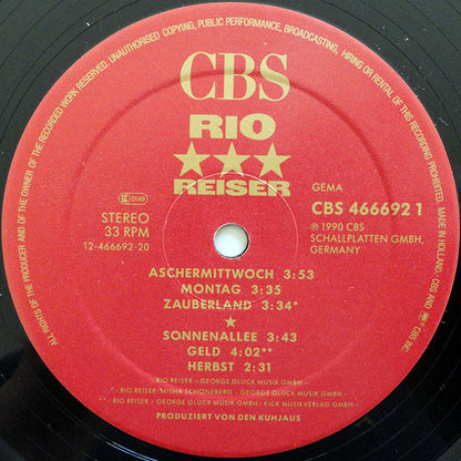 Rio Reiser : Rio*** (LP, Album)