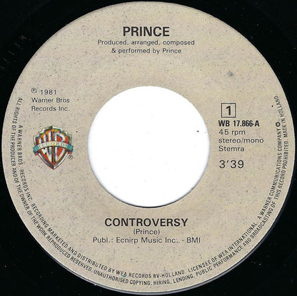 Prince : Controversy (7", Single)