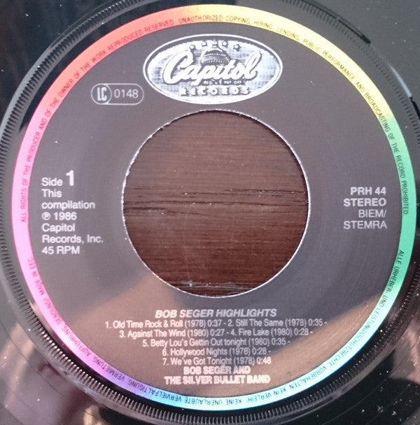 Bob Seger And The Silver Bullet Band : American Storm (7", Single, Promo)