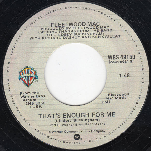 Fleetwood Mac : Sara (7", Single, Styrene, Ter)