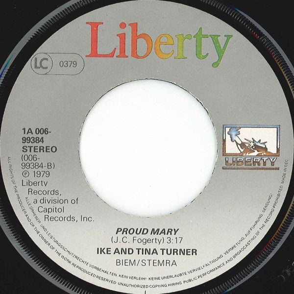 Ike & Tina Turner : Nutbush City Limits / Proud Mary (7", Single, RE)