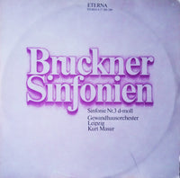 Anton Bruckner, Gewandhausorchester Leipzig, Kurt Masur : Sinfonie Nr. 3 D-moll (2xLP)
