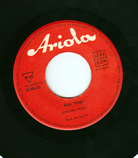 The Ruby's (2) : Kuku Yango (7", Single, Mono)