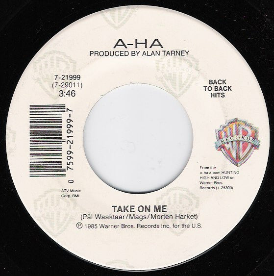 a-ha : Take On Me / The Sun Always Shines On T.V. (7", Single)