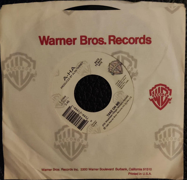 a-ha : Take On Me / The Sun Always Shines On T.V. (7", Single)