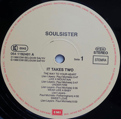 Soulsister : It Takes Two (LP, Album)