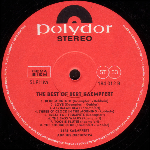 Bert Kaempfert : The Best Of Bert Kaempfert (Hit-Maker No 1) (LP, Comp)
