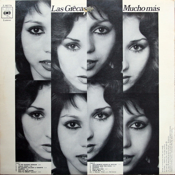 Las Grecas : Mucho Más (LP, Album)