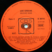 Las Grecas : Mucho Más (LP, Album)
