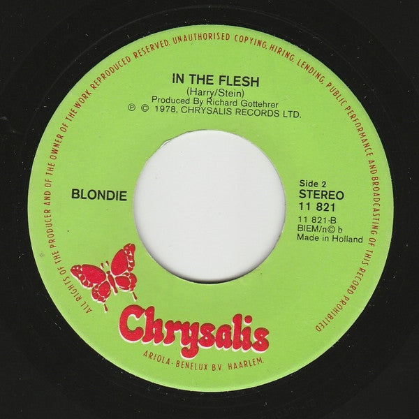 Blondie : Denis (7", Single, CBS)