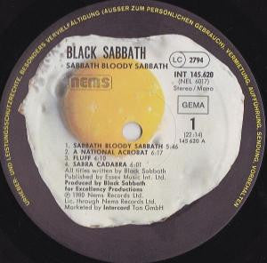 Black Sabbath : Sabbath Bloody Sabbath (LP, Album, RE)