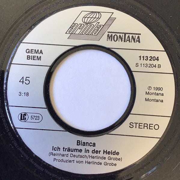 Bianca (10) : Lieber Gott, Lass Uns Erhalten (7", Single)