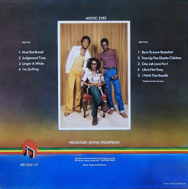 Mystic Eyes : Mysterious (LP, Album)