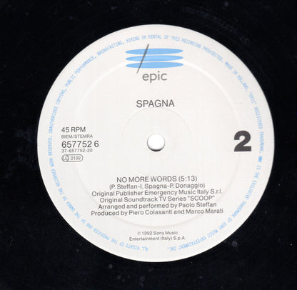 Spagna* : No Way Out / No More Words (12", Maxi)