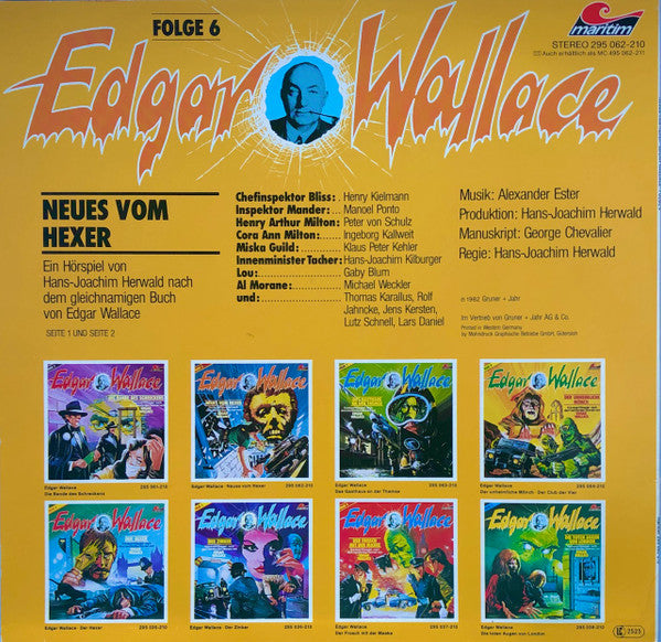 Edgar Wallace / Hans-Joachim Herwald : Edgar Wallace  6 - Neues Vom Hexer (LP)