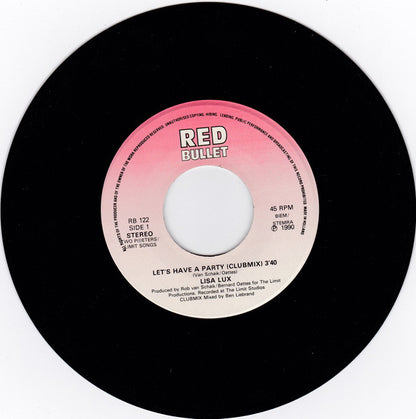 Lisa Lux : Let's Have A Party (7", Single)