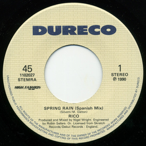 Rico : Spring Rain (7", Single)