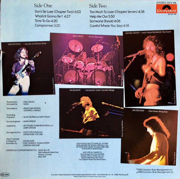 Saga (3) : Silent Knight (LP, Album, RP, Inj)