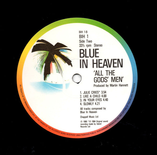 Blue In Heaven : All The Gods' Men (LP, Album)