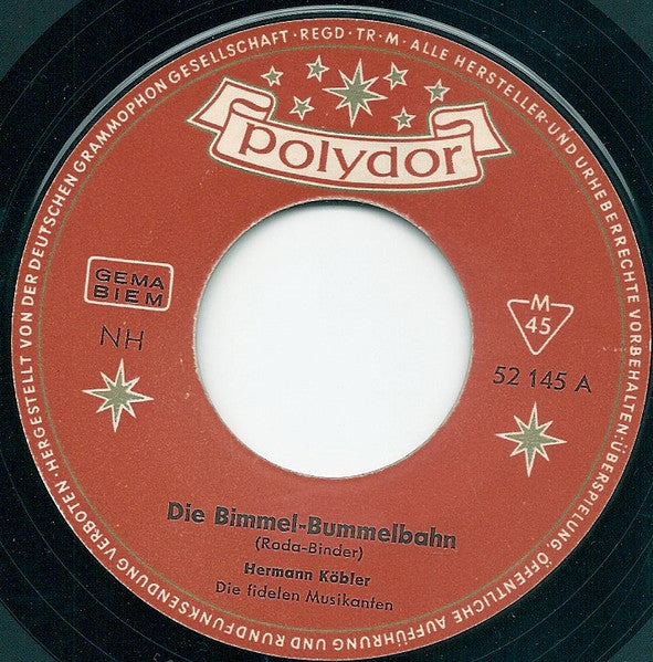 Hermann Köbler : Die Bimmel-Bummelbahn (7", Single, Mono)