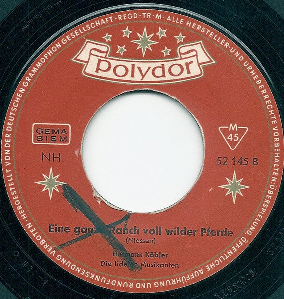 Hermann Köbler : Die Bimmel-Bummelbahn (7", Single, Mono)