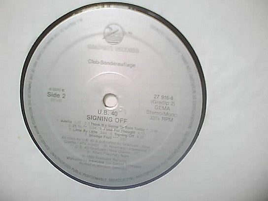 UB40 : Signing Off (LP, Album, Club)