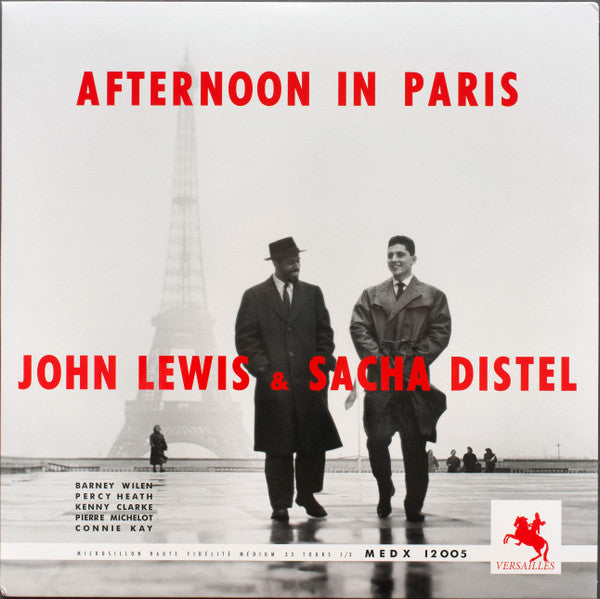 John Lewis (2) & Sacha Distel : Afternoon In Paris (LP, Album, Mono, Ltd, RE, RM, 180)