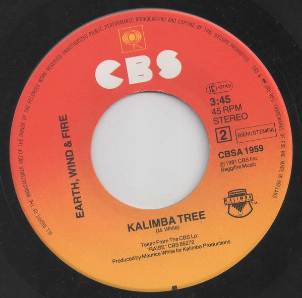 Earth Wind & Fire* : I've Had Enough (7", Single)