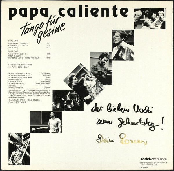 Papa Caliente : Tango Für Gesine (LP, Album)