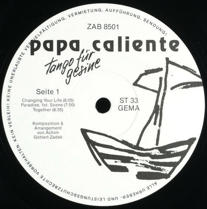 Papa Caliente : Tango Für Gesine (LP, Album)