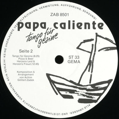 Papa Caliente : Tango Für Gesine (LP, Album)