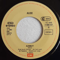 Alice (4) + Franco Battiato : Chanson Egocentrique (7", Single)
