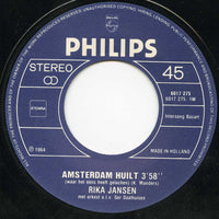 Rika Jansen : Amsterdam Huilt / M'n Wiegie Was Een Stijfselkissie (7", Single)