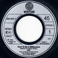 ABC : How To Be A Millionaire (7", Single)