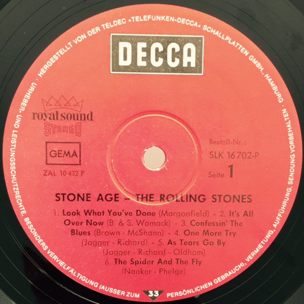 The Rolling Stones : Stone Age (LP, Comp, Roy)