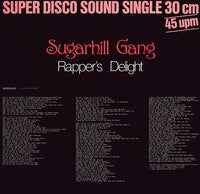 Sugarhill Gang : Rapper's Delight (12", Single, Spe)