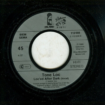 Tone Loc : Wild Thing (7", Single)