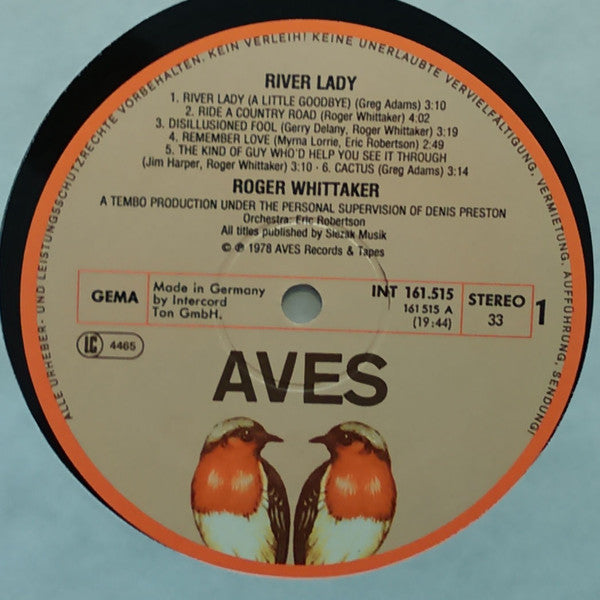 Roger Whittaker : River Lady (LP)