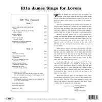 Etta James : Sings For Lovers (LP, Album, RE, 180)