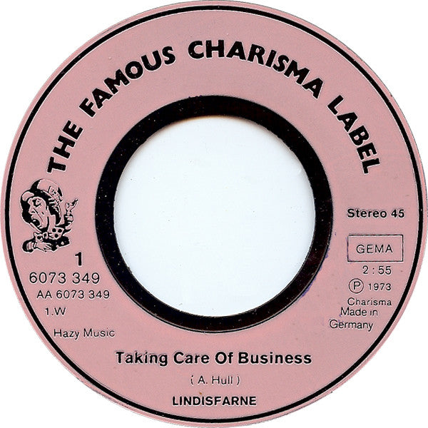 Lindisfarne : Taking Care Of Business (7", Single)